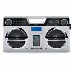 Bush Retro Boombox with Docking Station - Silver