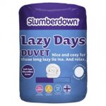 Slumberdown Lazy Days 10.5 Tog Duvet Kingsize & Double £9 & ONLINE
