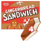 Wall's Gingerbread Ice Cream Sandwich 4x100ml