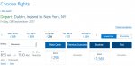 American Airlines - Dublin to JFK direct return