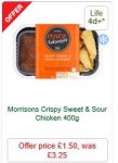 Chinese Takeaway Main Meals 350g (Were £3.25) MORRISONS - More Chinese New Year (Jan 28th) Meal Offers in the Deal Details