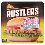 Rustlers Flame Grilled Chicken Sandwich-2 for £1.00 at Heron Foods