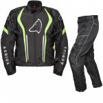 Agrius Phoenix/Orion Motorcycle Jacket & Hydra Trousers Black Hi-Vis Black Kit (with code: EXIT10) + FREE del