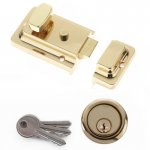 Yale night latch brass