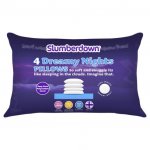 Slumberdown Dreamy Nights 4 Pack Pillow