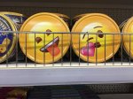 Emoji tin of biscuits