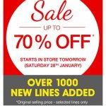 Matalan Online over 1000 Sales lines added Starts Saturday 28th upto 70% off