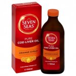 Seven Seas Cod Liver Oil - Orange Flavour. 150ML