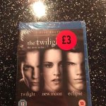 3 twilight saga blue Ray discs