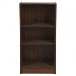 Fraser Walnut Effect 3 Shelf Bookcase (C&C)