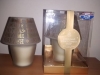 Gold /Silver Script Scented Candle Lamp (Burn time 18h)