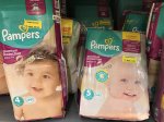 Various Pampers nappies
