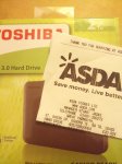 Toshiba Canvio Hard Drive USB3 2TB Great Yarmouth Asda
