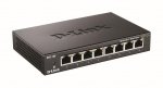 DGS-108/B 8 Port Gigabit Unmanaged Metal Desktop Switch