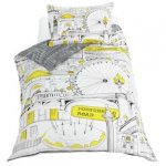 Reversible London Theme Bedding Set - Single Free Store Collection