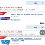 Oral B 3D white Toothpaste 75ml