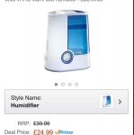 Vicks humidifier