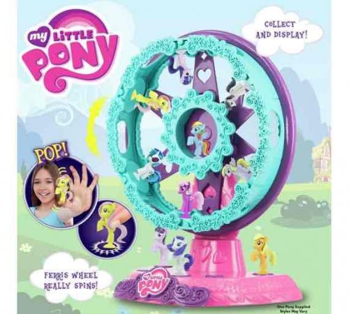my little pony ferris wheel roller coaster