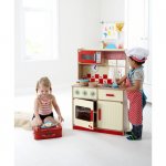 George Home Wooden Deluxe Kitchen / Wooden Lights and Sound Train Set C&C