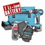 Makita DHP459-KIT Makita 18v Li-ion Brushless Hammer Drill Driver Kit