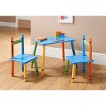 Crayon Table & 2 Chairs