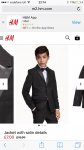 Age12-13 13-14 Prom tuxedo suit jacket