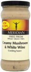 Meridian Free From White Wine and Mushroom Cooking Sauce 350g