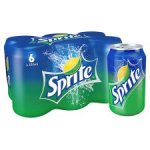Sprite Regular 6 X 330 Ml cans