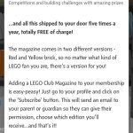  free lego magazine subscription