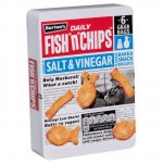 Burton's Fish 'n' Chips Salt & Vinegar Biscuits (6pk = 240g)