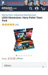 LEGO Dimensions: Harry Potter Team Pack &pound;13.99 (Prime)
