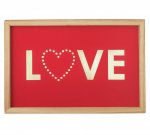 LOVE Wooden Box Light