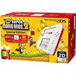 White/Red Nintendo 2DS Console with New Super Bros 2