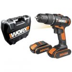 Worx 20v Drill/Driver 2x Li-ion batteries and case