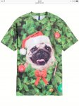 Pug Christmas T-shirt s-xl all sizes @ h&m (last day today Sunday 17th Jan)