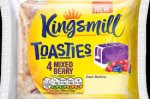 Kingsmill Toasties, Honey Oat And Red Berry, Cinnamon Raisin or Mixed Berry, 4 Pack