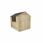 Timberdale 6x8 Overlap Pressure Treated Apex Shed Double Door. £150