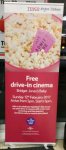 FREE Drive in Cinema @ Tesco showing Bridget Jone's Baby with FREE popcorn