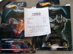 Batman v Superman hot wheels