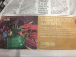 2x legoland tickets from The Times and Sunday Times