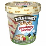 Ben and Jerry's New Strawberry Swirled