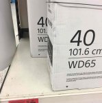 Sony 40WD653 40" Full HD LED TV Sainsbury's Farnborough GU14