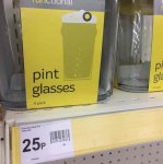 4 pint glasses in Wilkos
