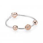 Pandora rose gold complete bracelet with Free next day delivery in time for Valentines day if you order by 4pm