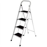 4 Safety Step Ladder w/ Nonslip Mat