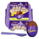 Cadbury Egg 'N' Spoon Chocolate 4pk 136G