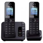 Panasonic KX-TGH222EB Twin DECT Phone, colour screen