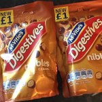 McVitie's Digestive Nibbles 2 for £1.00 @ Heron