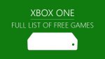  Full List of Free Xbox One Games