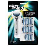Gillette Mach3 with 11 razor blades &pound;10.00 Prime or &pound;13.99 non prime